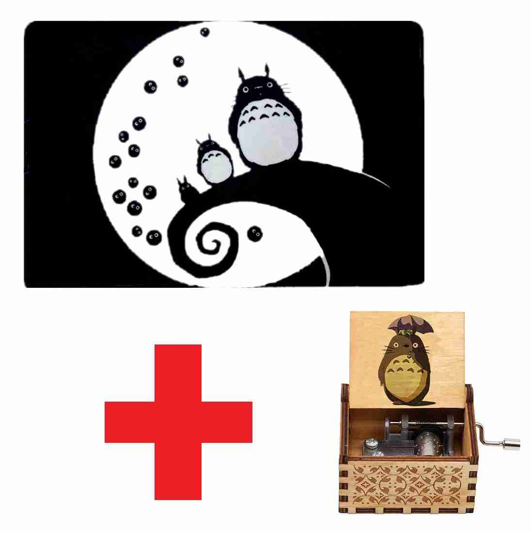 COMBO Tapete Decorativo + Caja Musical Totoro