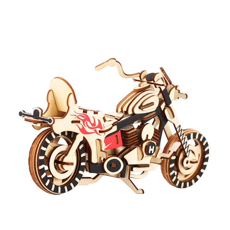 Rompecabezas Armable Moto 3D