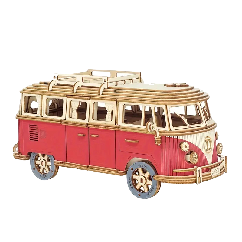 Rompecabezas Armable Carro Van Camping 3D
