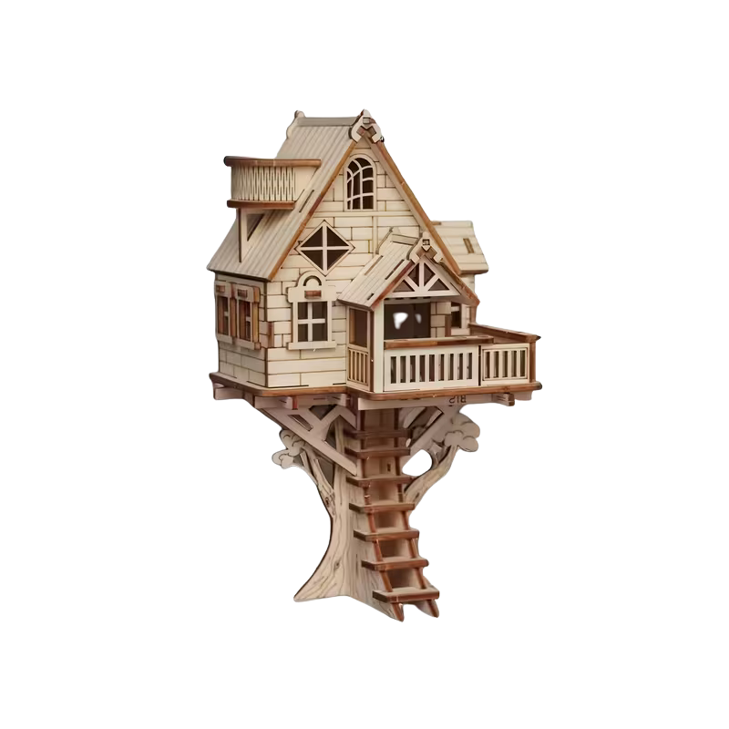 Rompecabezas Armable Casa en el árbol 3D